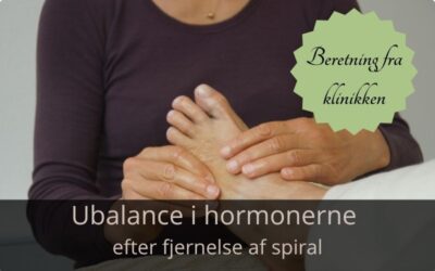 Klienthistorie om hormonbalance efter fjernelse af spiral